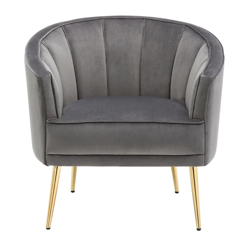 Modern Velvet Accent Chair