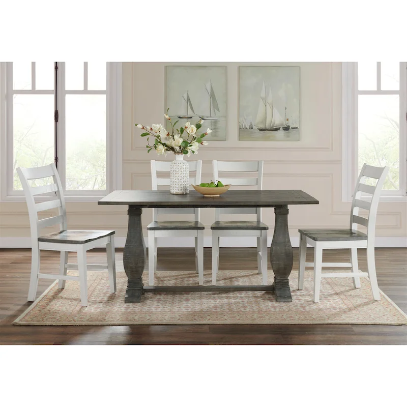 Napa 60 Solid Wood Pedestal Flip-top Sofa Console Table