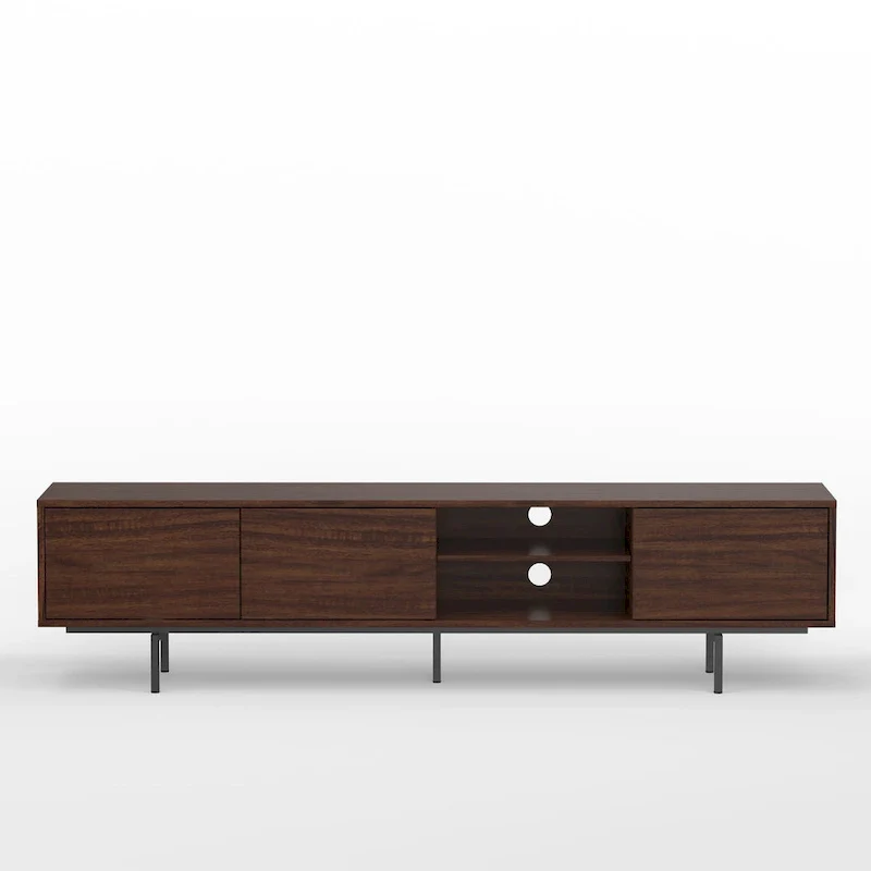 Glenwillow Home Atlas 78 x 20 Lowboy Mid-Century Modern TV Stand Console