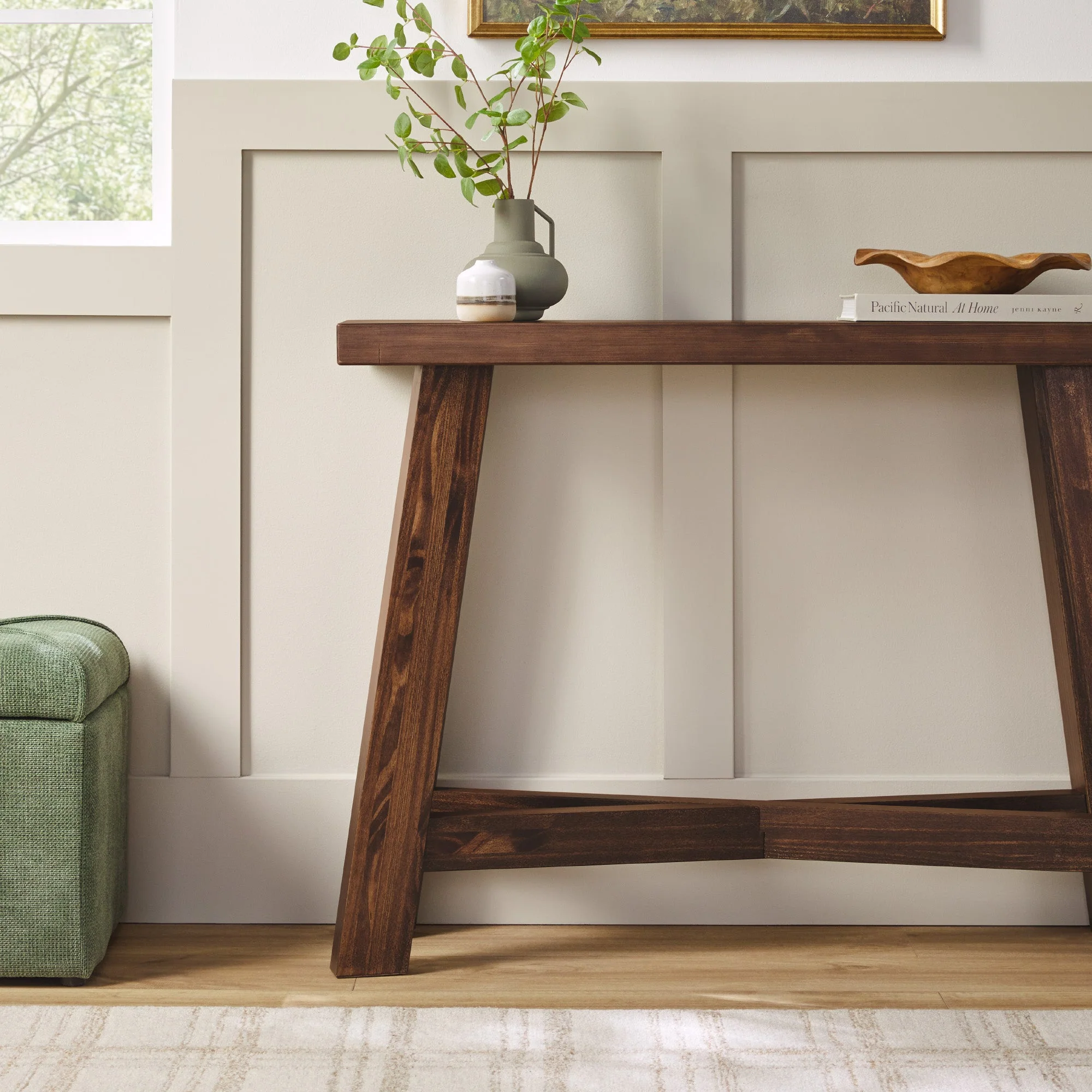 Colt Modern Farmhouse Easy Assembly 40 Entry Table