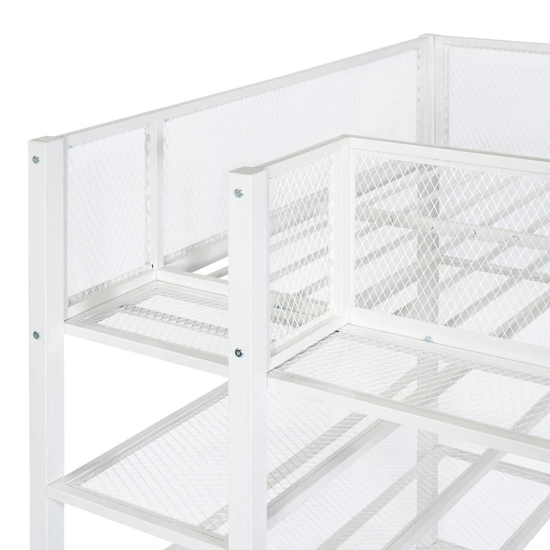 White Modern Style Multi-functional Loft Bed
