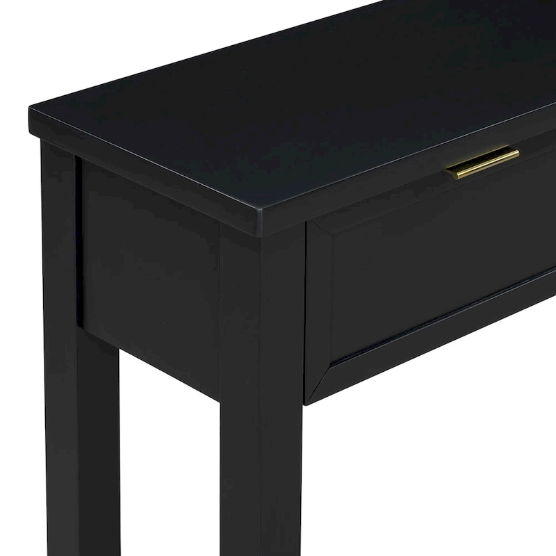 High-Quality Entryway Console Table with 4 Spacious Drawers & 1 Bottom Shelf