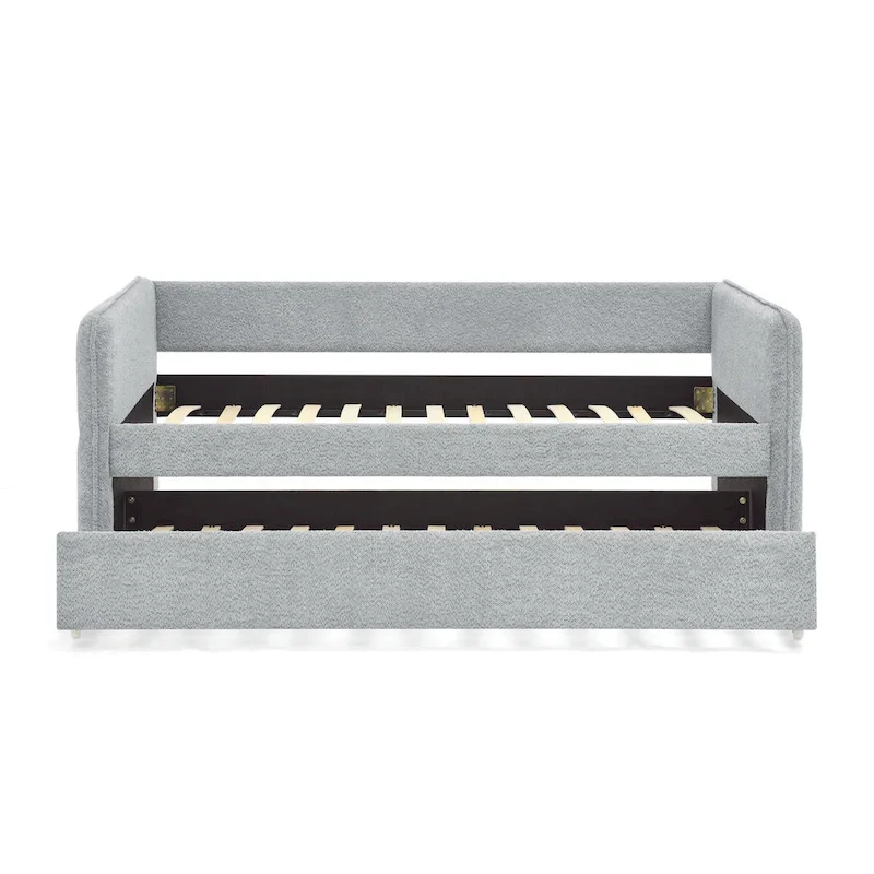 Twin Boucle Daybed with Trundle