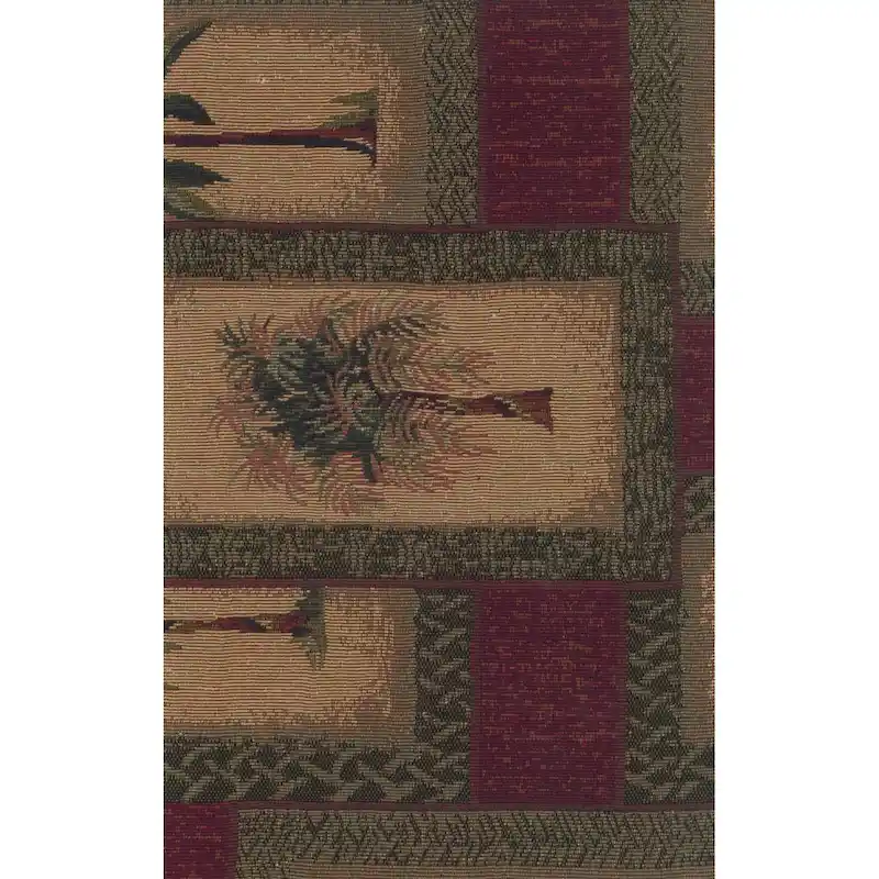 Bali Rattan Double Papasan Chair with Tapestry Cushion