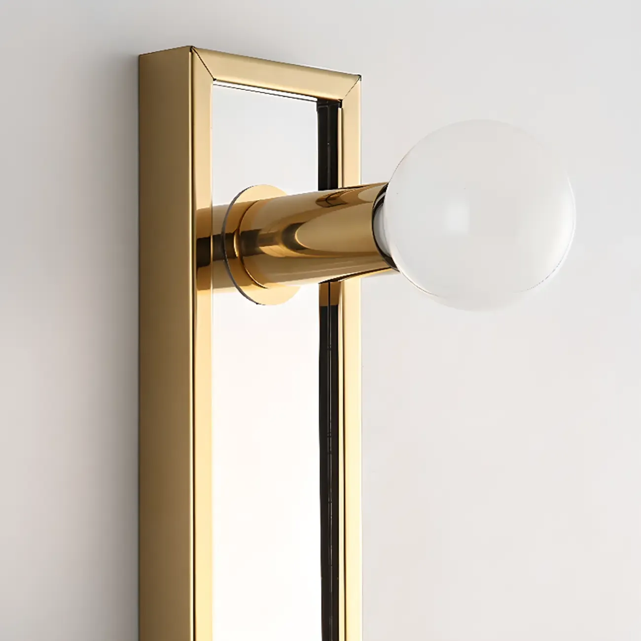 Gold Modern Steel Multi-Bulb Bathroom Light Fixture