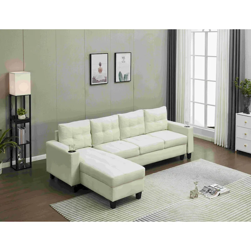 Reversible Chaise Sectional Sofa