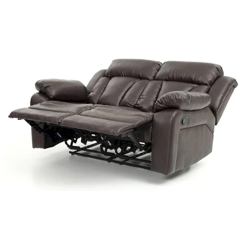 Daria Faux Leather Reclining Loveseat