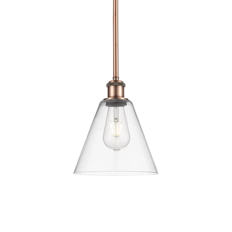 Innovations Lighting 516-1S-10-8 Berkshire Pendant Berkshire 8  Wide
