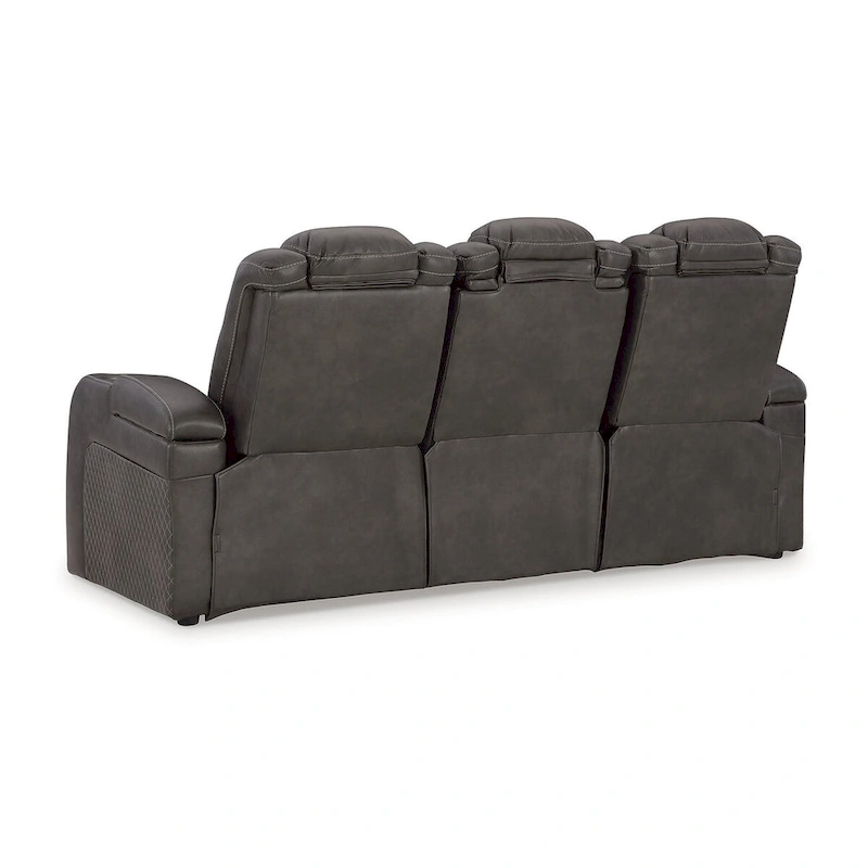 Signature Design by Ashley Fyne-Dyme Power Reclining Sofa - 85 W x 43 D x 43 H