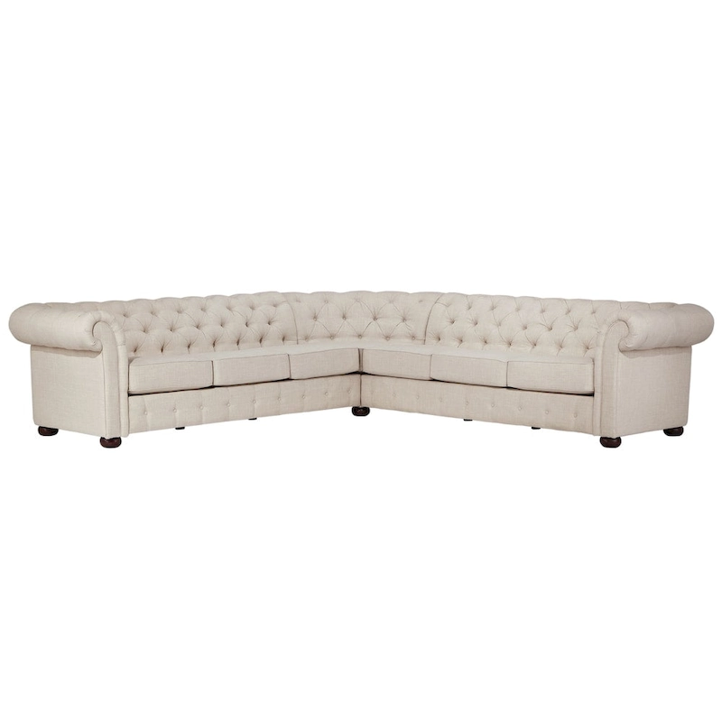 Knightsbridge Chesterfield L-shaped Sectional by iNSPIRE Q Artisan