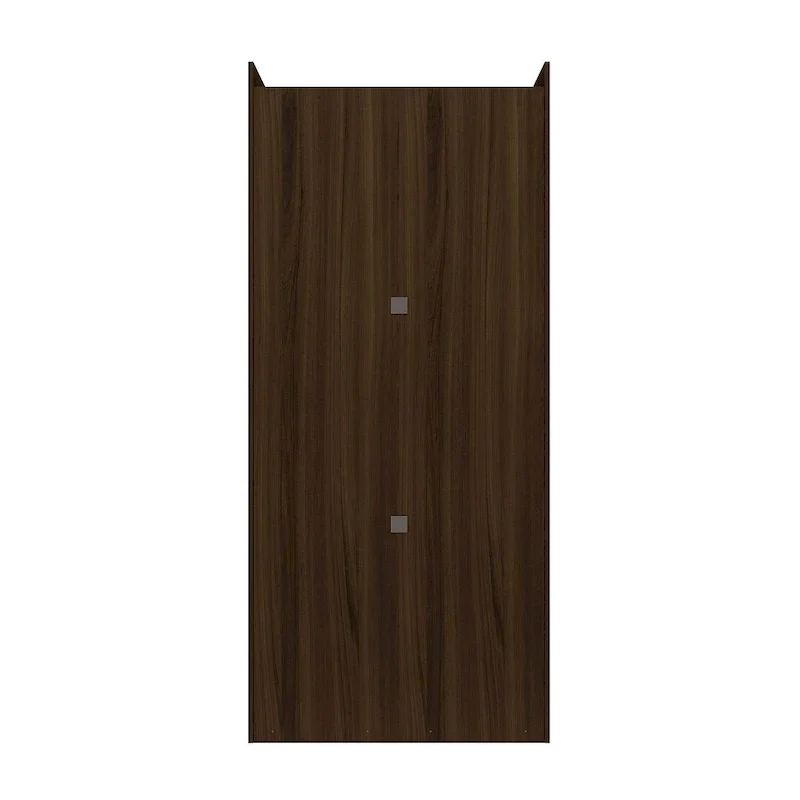 35.9 Open Double Hanging Modern Wardrobe Closet with 2 Hanging Rods