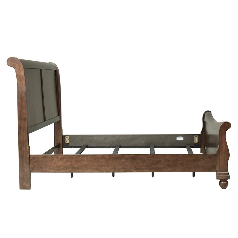 Rustic Traditions Sleigh Bed in Rustic Cherry