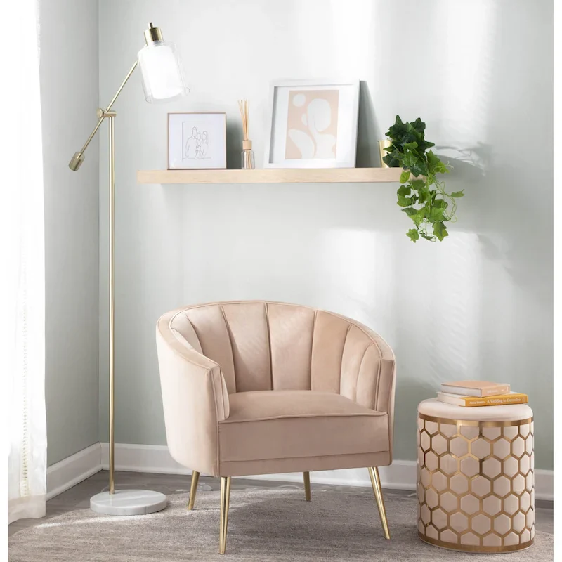 Modern Velvet Accent Chair