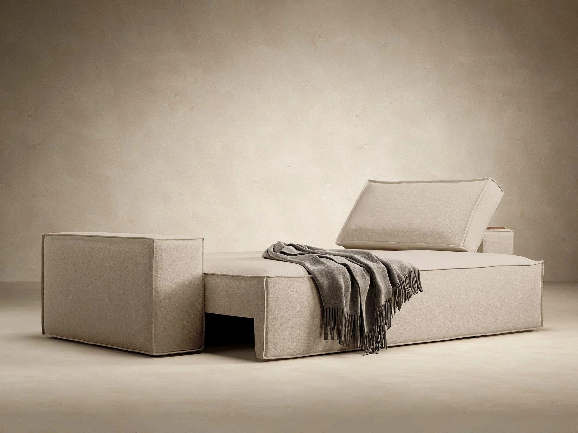Newilla Wide Arms Sofa Bed