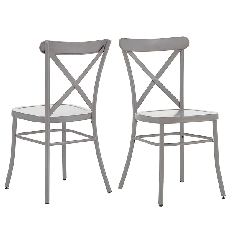 Metal Dining Chairs (Set of 2)