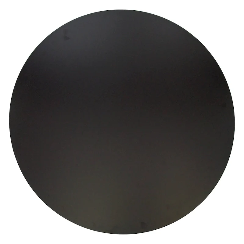 5-Piece Dining Set with 35 Round MDF Table and 4 ABS Plastic Side Chair with Gold Metal Legs