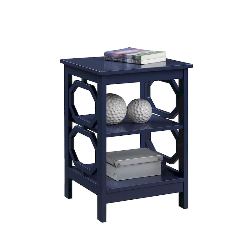 Convenience Concepts Omega End Table with Shelves