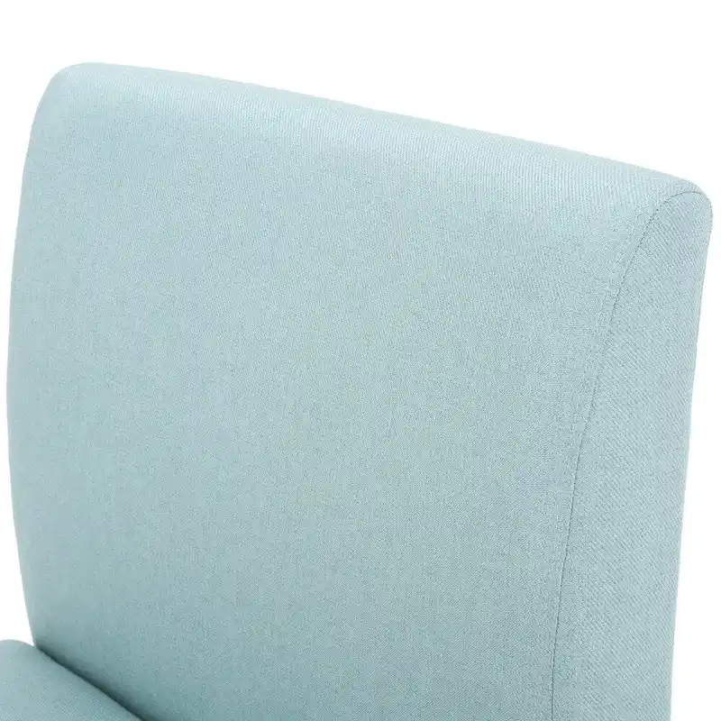 Modern Fabric Slipper Chair - 22.50 L x 29.50 W x 32.00 H