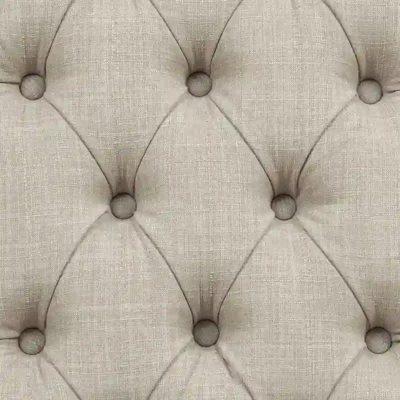 Dawson Tufted Farmhouse Wingback Dining Chairs (Set of 2) by Furniture of America