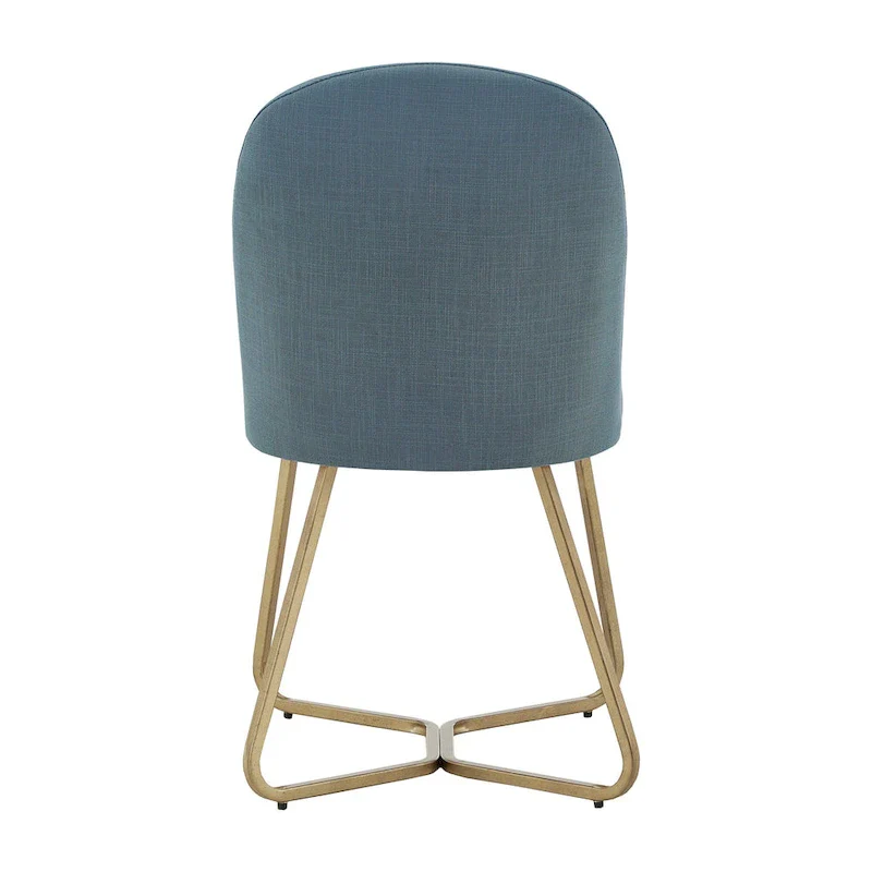 Gold Metal Dining Chair (Set of 2)