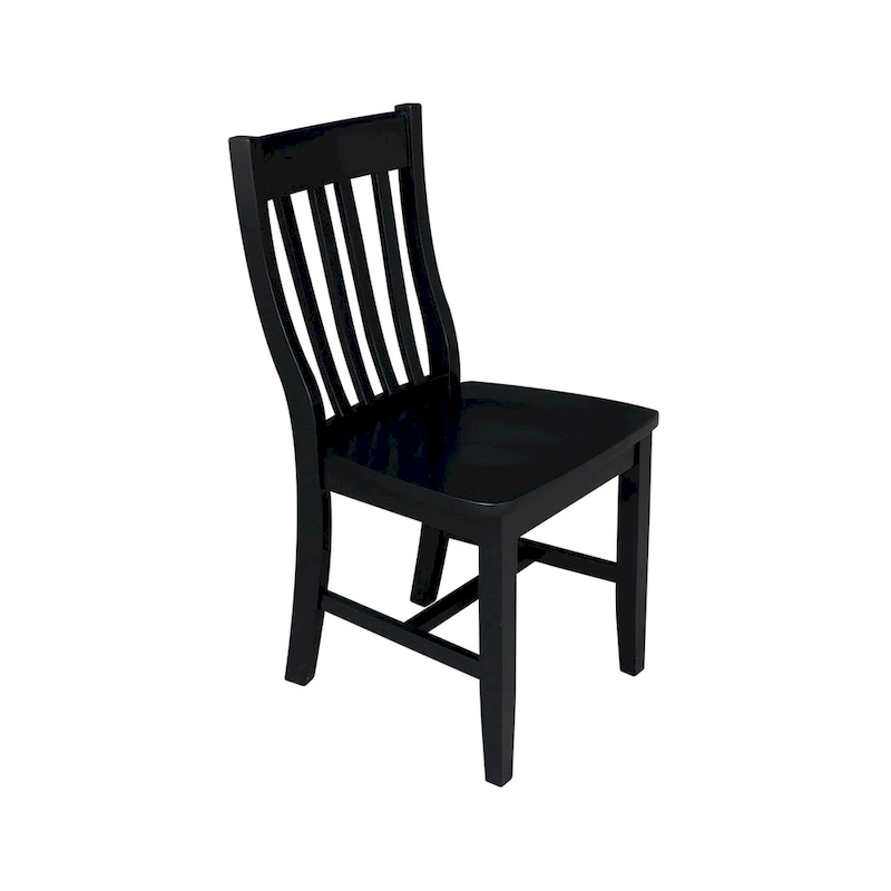 Copper Grove Quince Solid Wood Schoolhouse Chairs, Set of 2