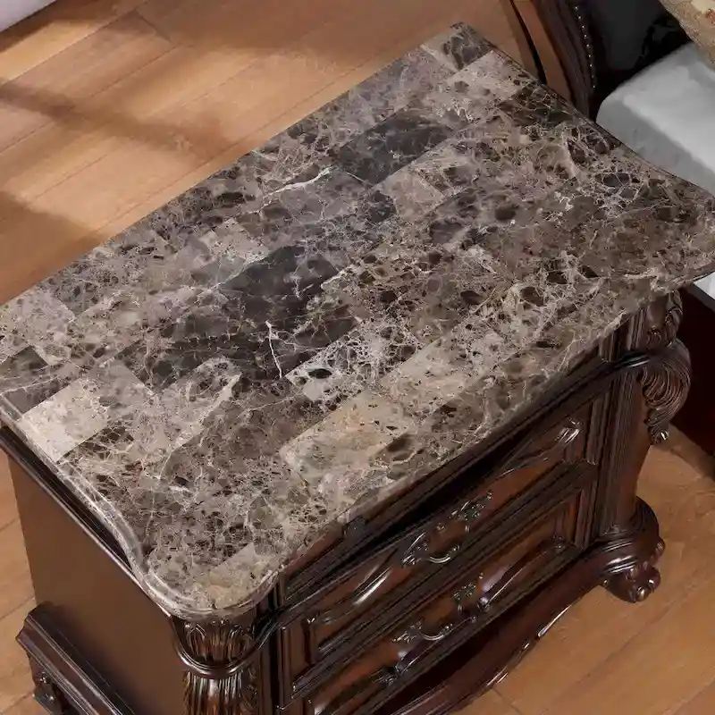 Furniture of America Eugene Traditional 3-Piece Dark Cherry Wood Panel Bedroom Set