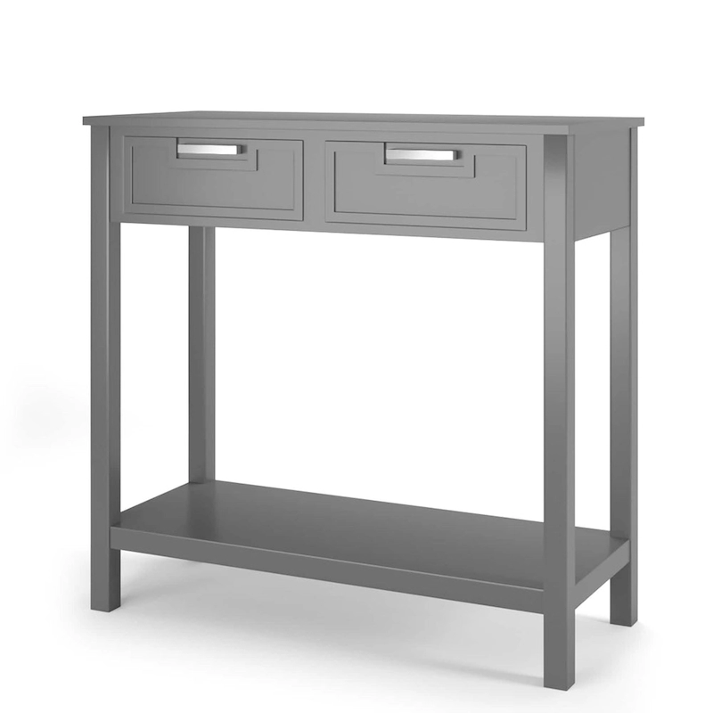 Console Sofa Table Entryway Table with 2 Drawers and Bottom Shelf