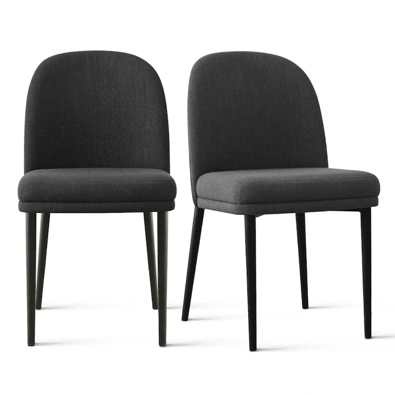 Linen Upholstered Dining Chair(Set of 2)