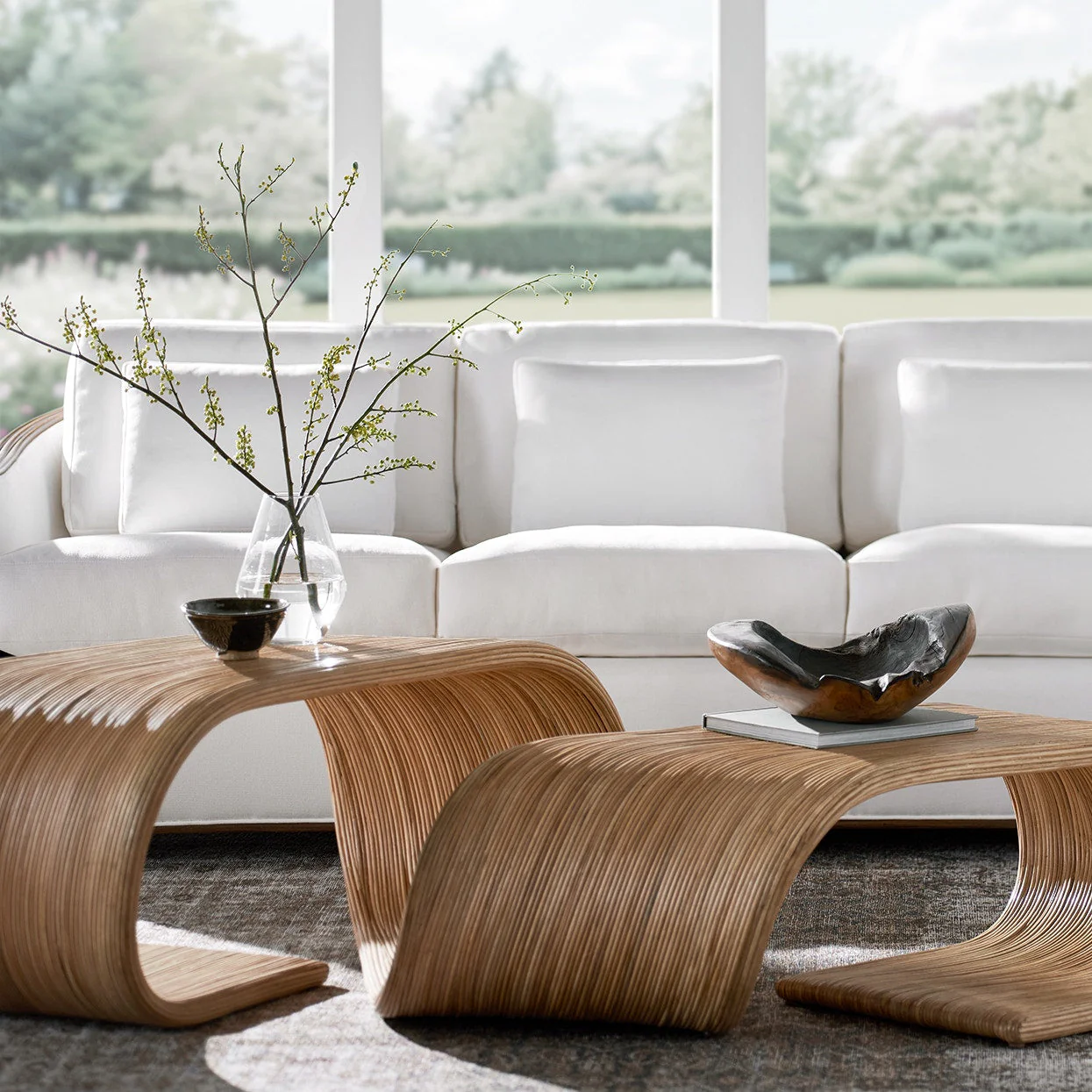 ALLEGRO RATTAN COFFEE TABLE