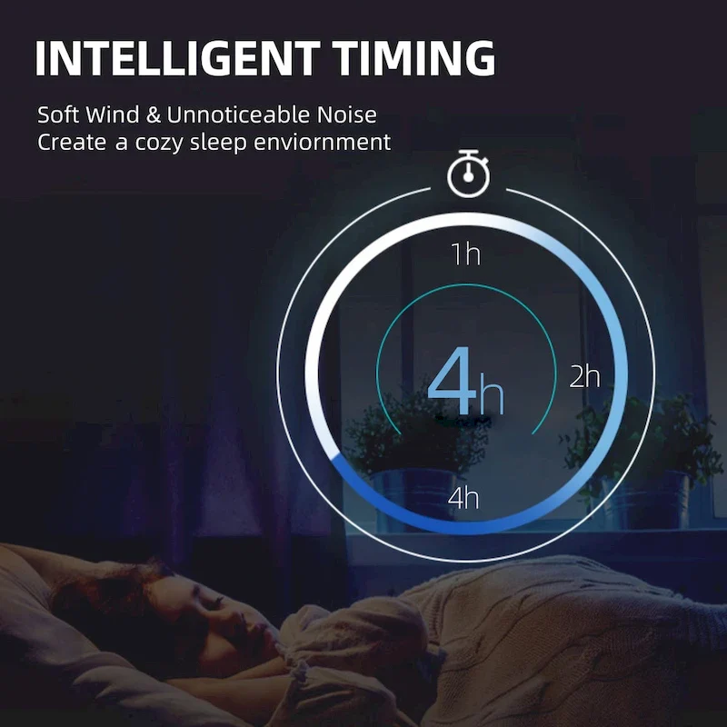 OVIOS Elegant 52-inch 2-in-1 Ceiling Fan Light with Remote Control