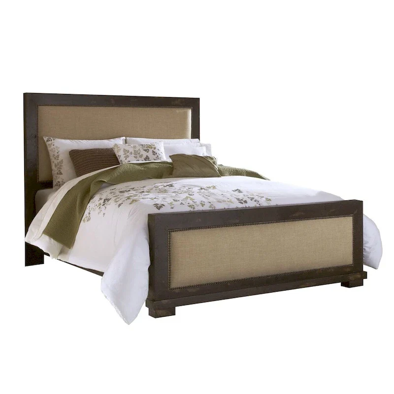 Pine Distressed Black Bed Frame