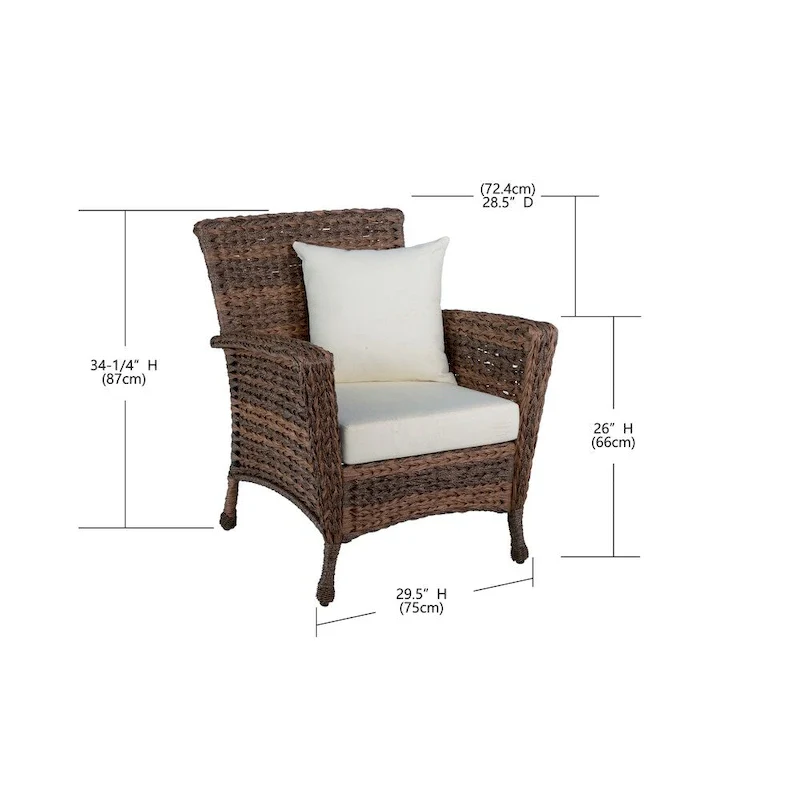Outdoor Faux Sea Grass Garden Armchair