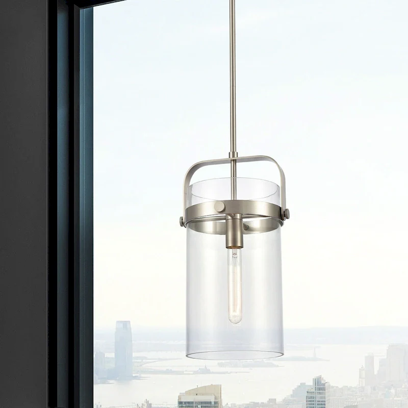 Innovations Lighting Pilaster - 1 Light 8  Stem Hung Pendant