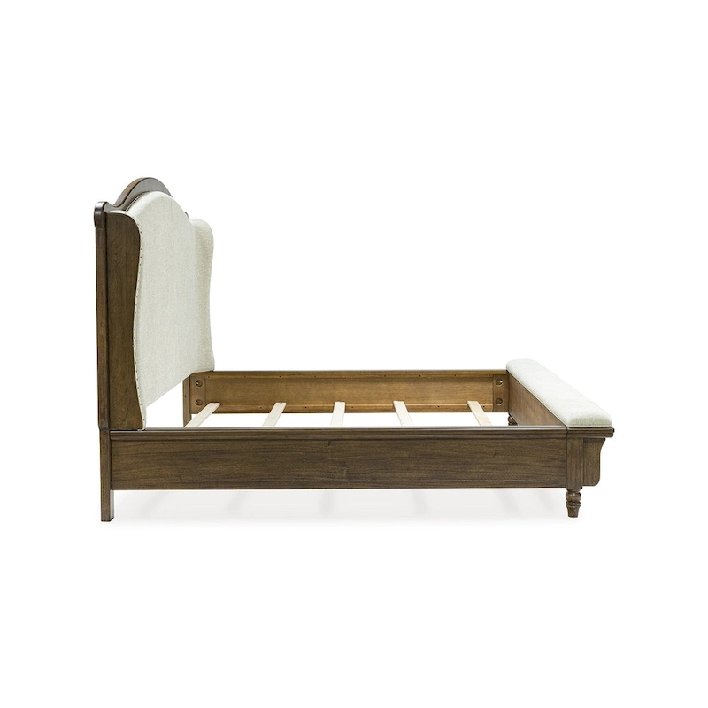Signature Design by Ashley Sturlayne Brown/Beige Upholstered Panel Bed
