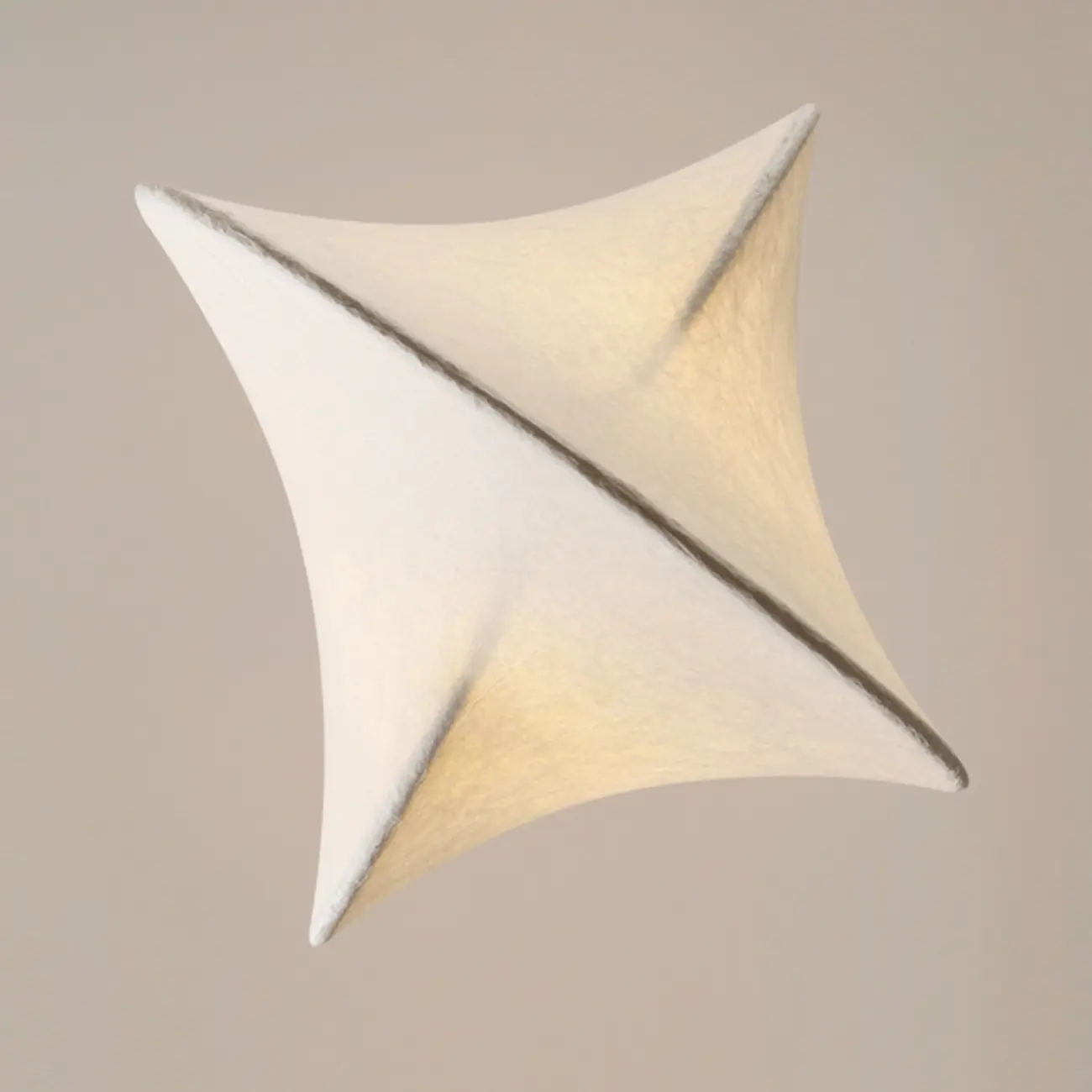 Modern White Fabric Adjustable Living Room Pendant Light