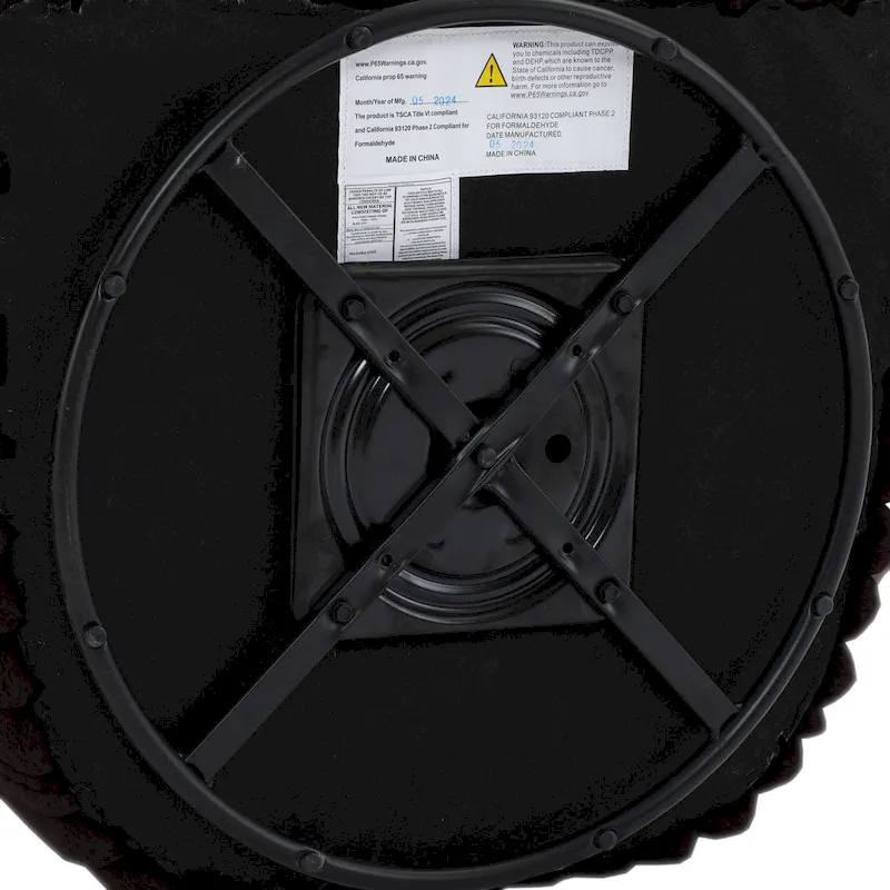 30.7W Faux Fur Upholstered Accent Chair Swivel Barrel Chair