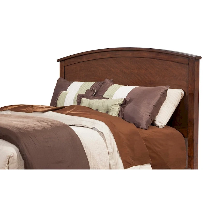 Alpine Furniture Baker Mahogany Finish Wood Headboard (Headboard Only)
