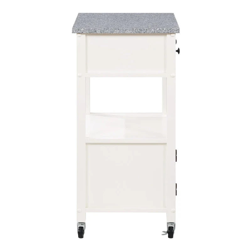 Fairfax Kitchen Cart with Granite Top