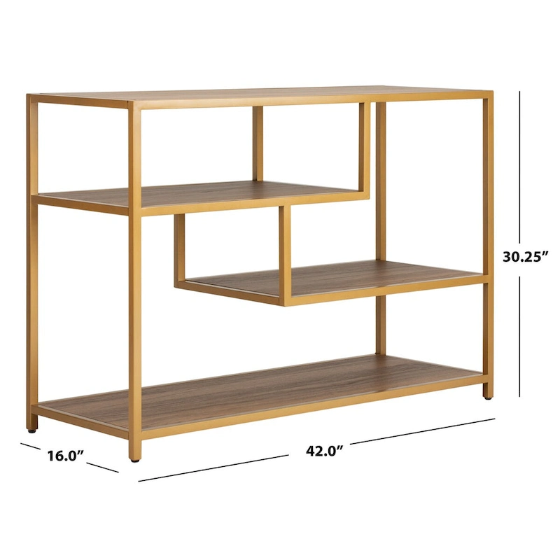 SAFAVIEH Fannye Geometric Console Table - 42 x 16 x 30.3 - 42Wx16Dx30H