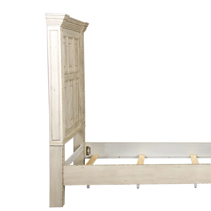 Big Valley Whitestone Distressed Queen Panel Bed