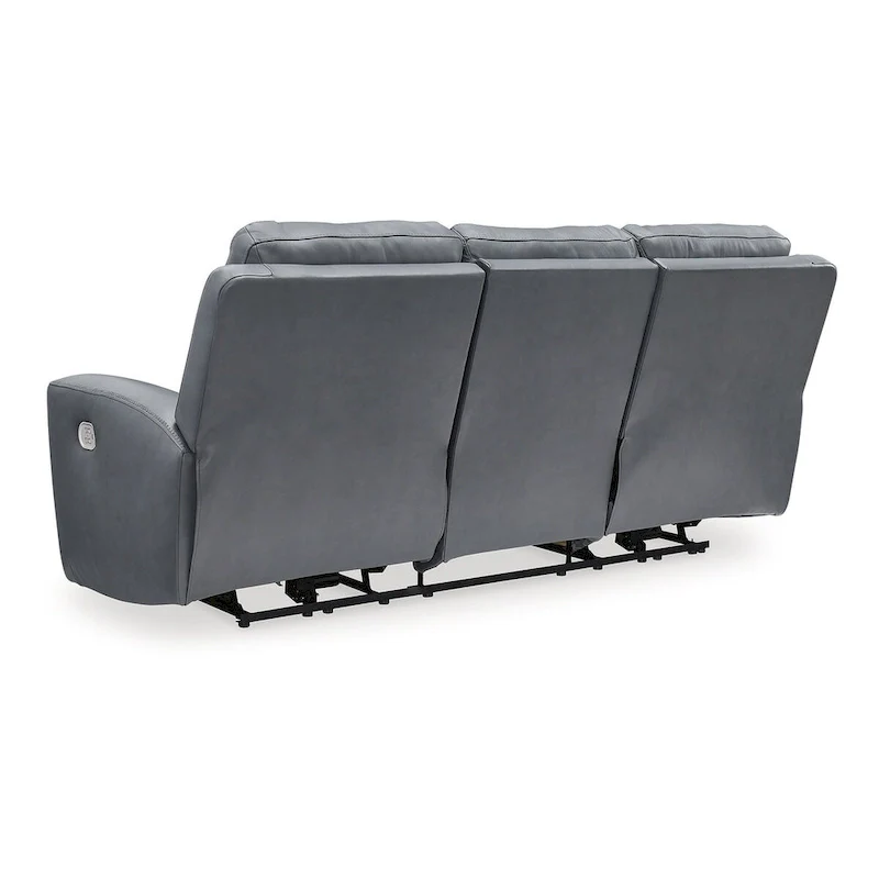 Steel Power Reclining Sofa - 89W x 42D x 43H