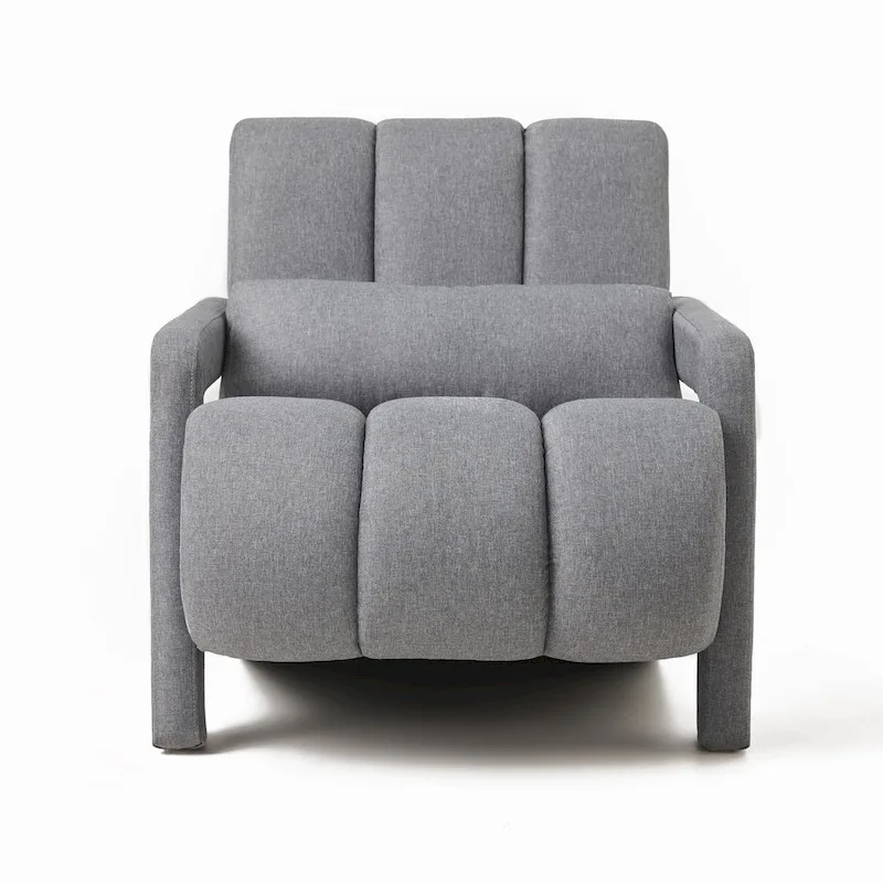 28H Modern Upholstered Accent Chair with a Pillow