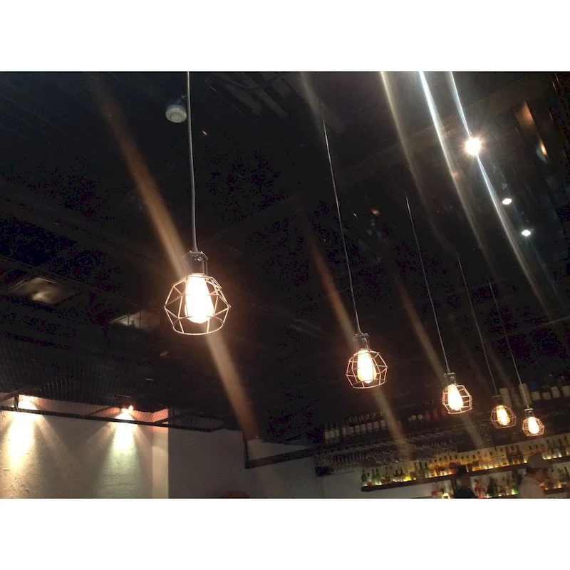 Priscilla Adjustable Height 1-light Edison Pendant