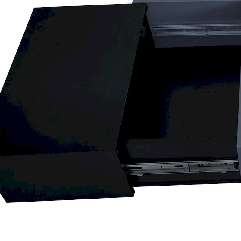 Unique Stylish Wooden Coffee Table with Sliding Extended Table Top