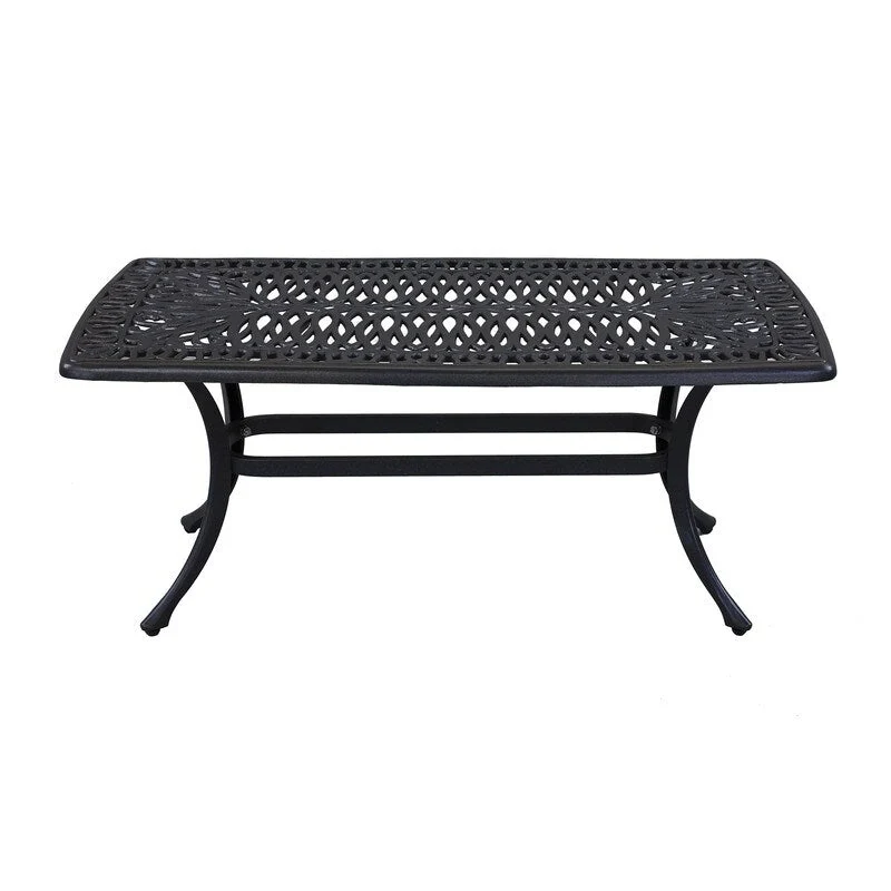 Havenside Home Saybrook Cast Rectangle Coffee Table