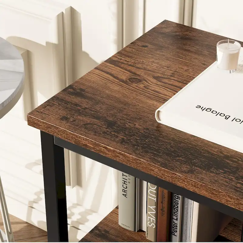 TV Stand with 3 Fabric Drawers & Open Shelves, Fits 55