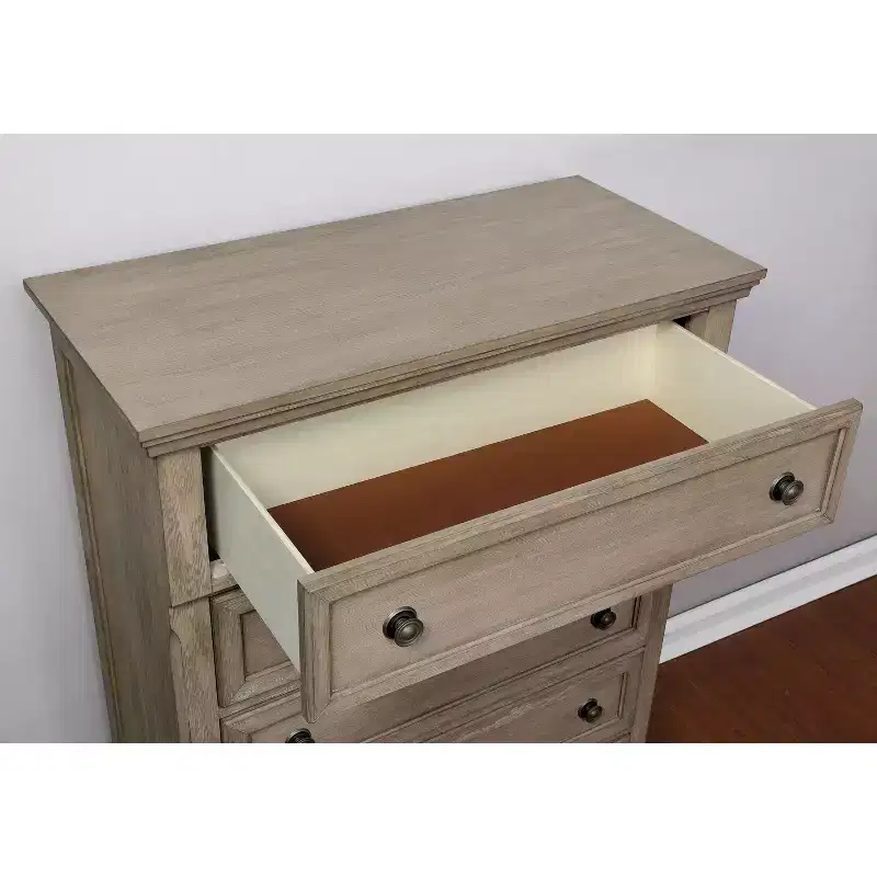 2pc Queen Bed and Chest Set Gray - HOMES: Inside + Out