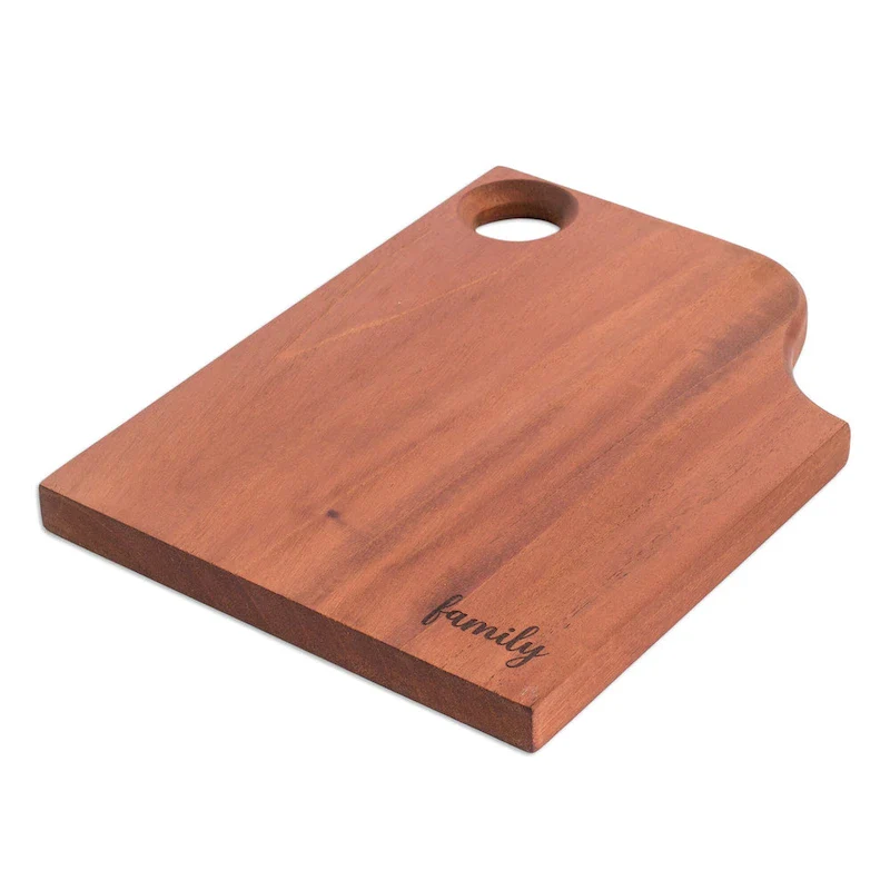 Handmade Family Delight Wood Cutting Board