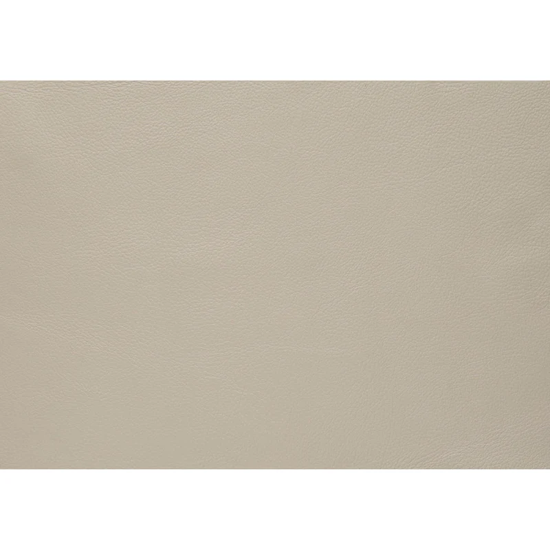 Lisa 71 Inch Loveseat, Cream Top Grain and Split Leather Brown Solid Wood