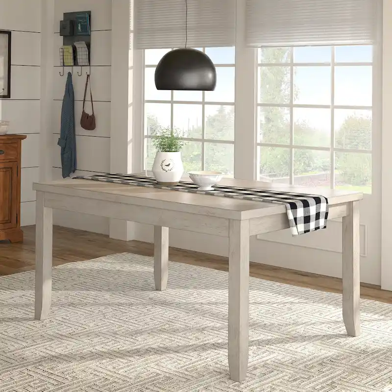 Wood Rectangular Dining Table